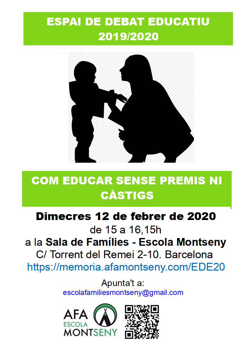 Ede20 S03 Cartell Com Educar Sense Premis Ni Càstigs V2